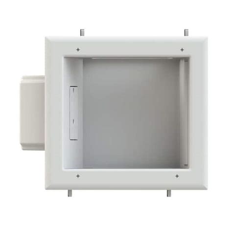 electric box for behind tv|recessed outlet box home depot.